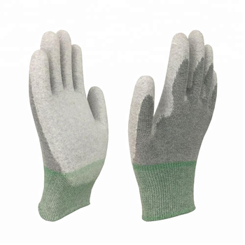 PU-004 13gauge ESD pu palm coated gloves