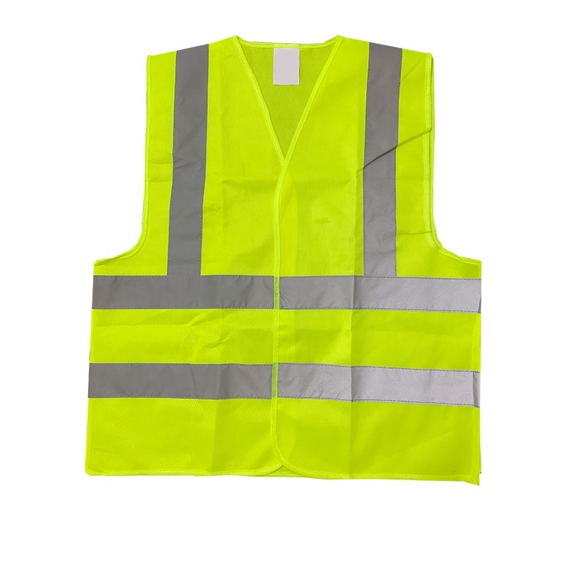 VST-002 60 gsm 4  reflective strips vests